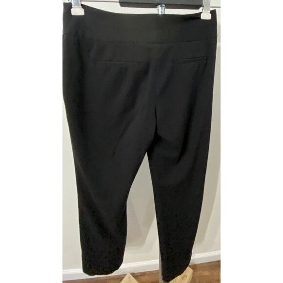 Maurices Dress Pants Women 9/10 Black 34X31.5”Stretch Polyester Blend Career - Picture 7 of 9